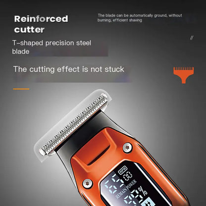 Kemei KM-658 LCD USB Hair Clipper for Barbers
